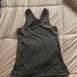 Grey Nike tank top